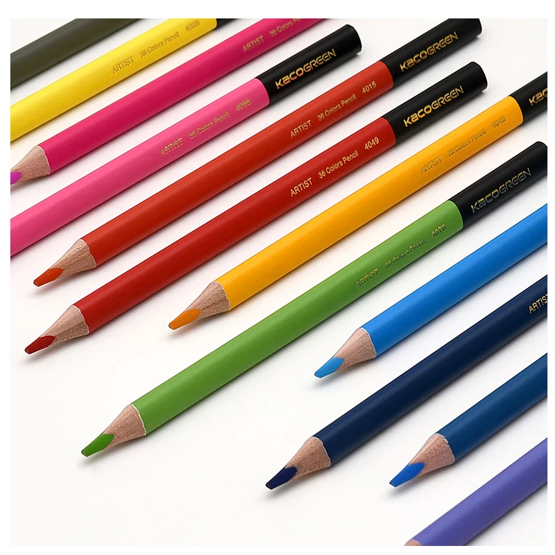 Новинка Xiaomi Mijia Youpin KACO art color 36 цветной карандаш яркие цвета толстый свинцовый