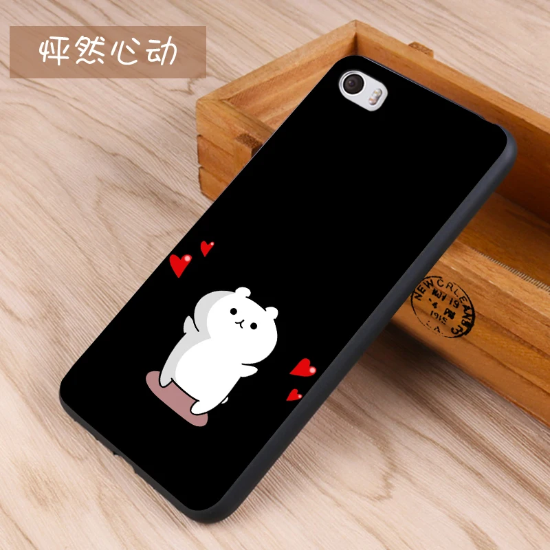 Case for Xiaomi mi5 Case Silicone Cover for Xiaomi mi5 Case Cover bag Skin Wolf Fish Skull mi5 Fundas 100% BiNFUL 27