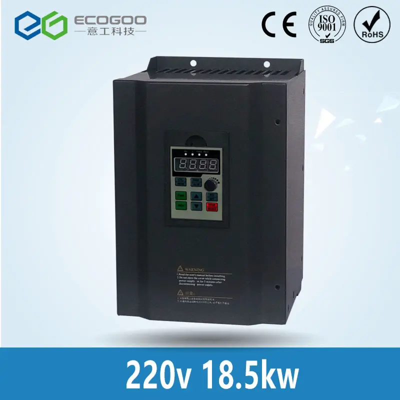 18.5KW 25HP 400HZ VFD Inverter Frequency converter single phase 220v