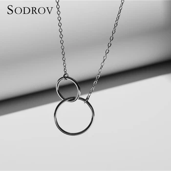

Classic 925 Hot sterling silver necklace round ladies elegant necklace pendant fashion silver Jewelry N002