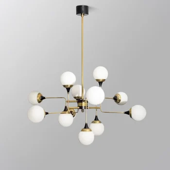 

Postmodern Creative Magic Bean Living Room Chandelier Art Bedroom Dining Room Designer Model Room Chandelier