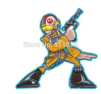 

Star Wars Luke Skywalker as a Rebel Pilot Figure Embroidered Patch Star Wars 7 VII Movie TV Series iron on badge applique