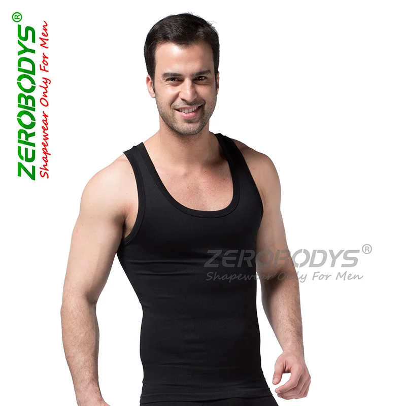 Men Shaper Bodysuits Tummy Control Full Body Shapers Compression Slimming Open Crotch Shapewear Undershirt Male Corset Tank Tops