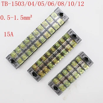 

1pcs Fixed Terminal TB-1503/04/05/06/07/08/10/12/15/20 15A Terminal Block
