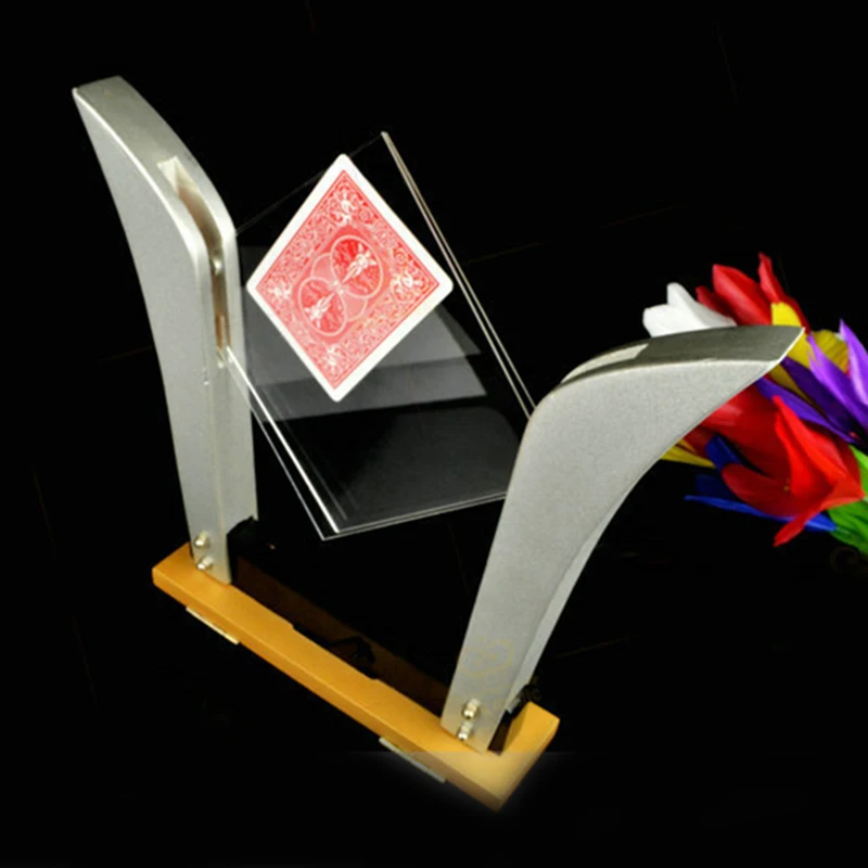 TV Card Frame Deluxe Card into Glass Magic tricks,accessories,stage
