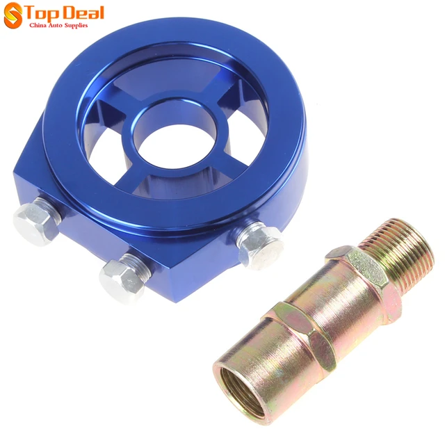 Special Offers New Arrival Universal Racing Sport JDM Aluminum Oil / Gauge Filter Tool Cooler Sandwich Plate Adapter Kit Ships From China