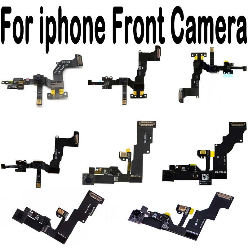 

100% New For iPhone 4 4S 5 5S SE 5C 6 6S Plus Front Facing Camera Light Proximity Sensor Flex Cable With Microphone Assembly