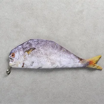

2019 personality carp Fish Purse Bag Zipper students Large Capacity Stationery money Wallet Cosmetic Make Up Bag Pouch