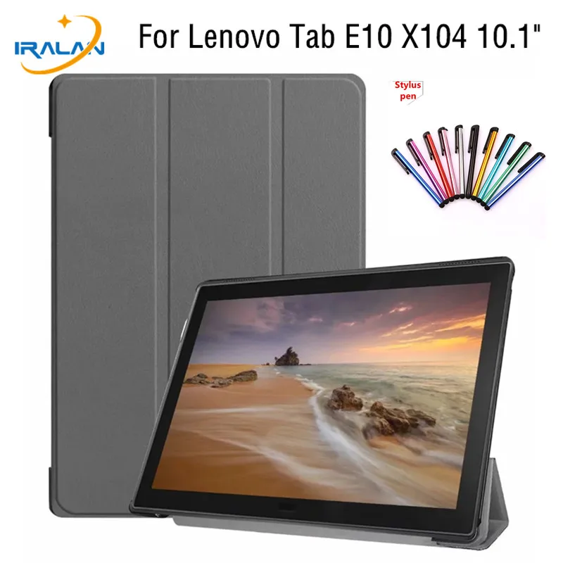 2019 Новый чехол для Lenovo Tab E10 TB-X104F 10 1 &quotPU кожаный смарт-чехол E X104 защитная оболочка