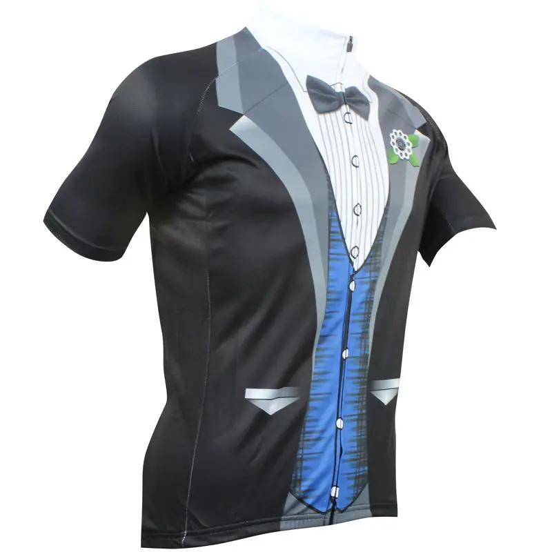 tuxedo cycling jersey