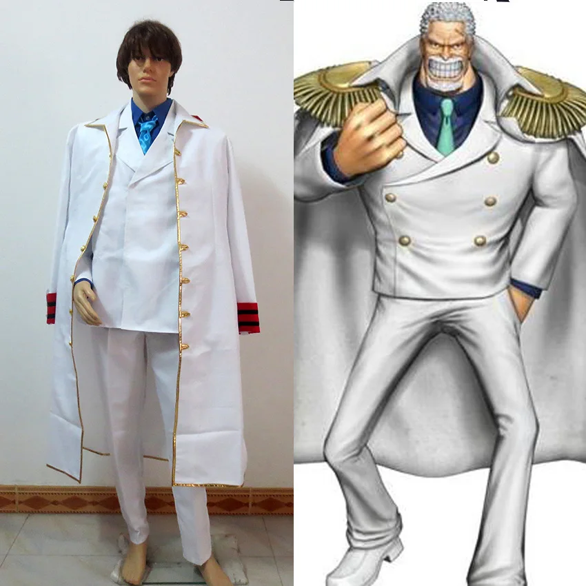 

Обезьянка д. Костюм Garp Navy для косплея, любого размера