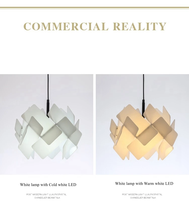 LuKLoy Nordic Modern Pendant Light Acrylic Piles Hanging Lamp Bedside Dining Table Pendant Lamp Loft Suspension Lighting Fixture (9)