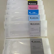 350 мл 8 шт./компл. многоразового картридж для Epson Стилусы Pro 7880 9880 принтеров для Epson 7880 9880 картриджа