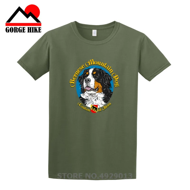 

2019 bernese mountain dog Hip Hop Funny Graph T Shirts Men's Orang Cotton Humorous T Shirts trasher dragon ball