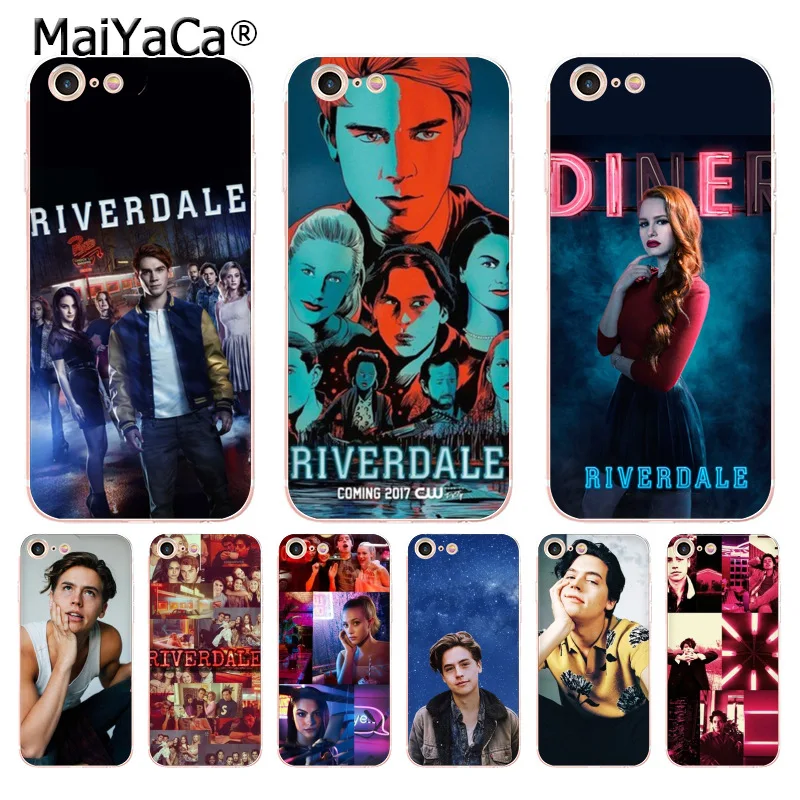 Супер милые чехлы для телефонов MaiYaCa Archie Betty Jughead Jones Veronica River daletv iPhone 6S 6plus 7plus 8Plus X 5