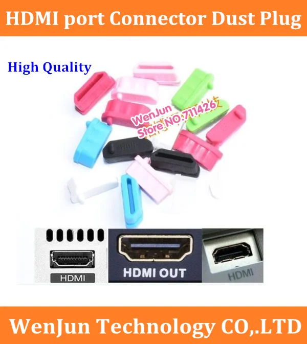 Цветной мягкий разъём HDMI из силикагеля для разъема от пыли ПК компьютера