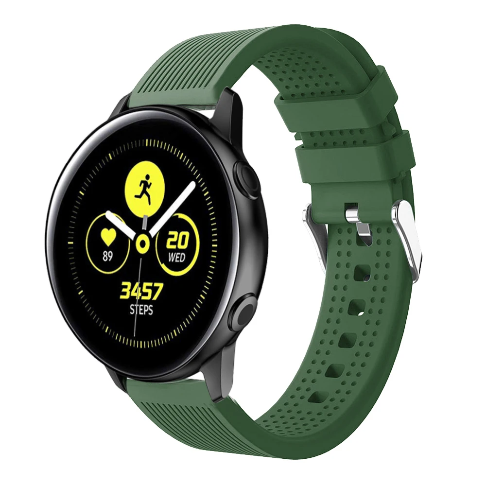 Спорт Силиконовый ремешок для samsung Galaxy watch active ремешок для samsung Galaxy 42 мм/Шестерни S2 smart watch замена Браслет