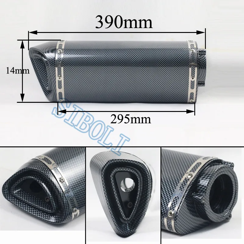 Escapar Scooter motocicleta silenciador de la motocicleta para YAMAHA R6 mt 09 2017 Honda nc sym z1000 2013 mt10 cbr125 fz6 de s1000xr r3