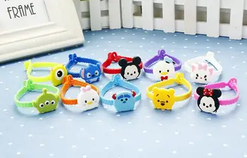 

New 50pcs Popular Creative mickey minnie stitch wristband PVC Unicorn silicone bracelet Bracelet T-506