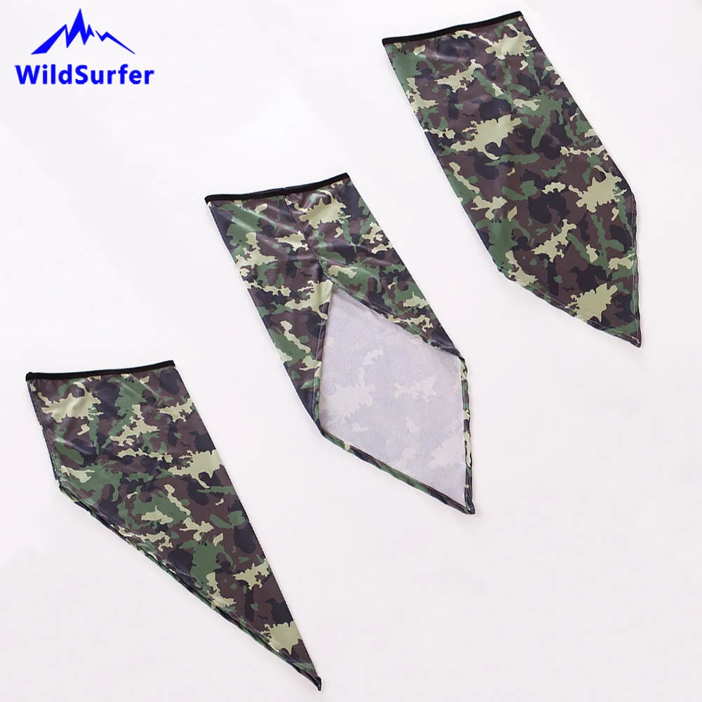 Треугольная маска WildSurfer мотоциклетная на половину лица камуфляжная Балаклава