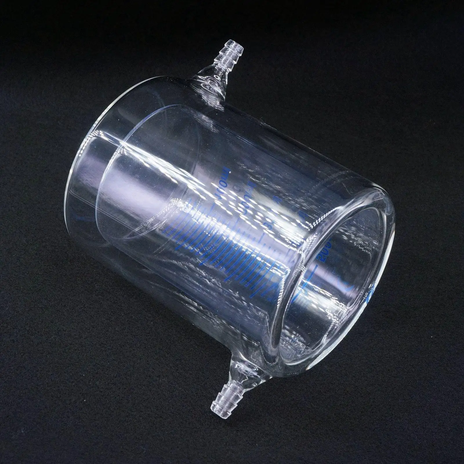 500ml Laboratory Jacketed Borosilicate Glass Beaker Double Layer Beaker