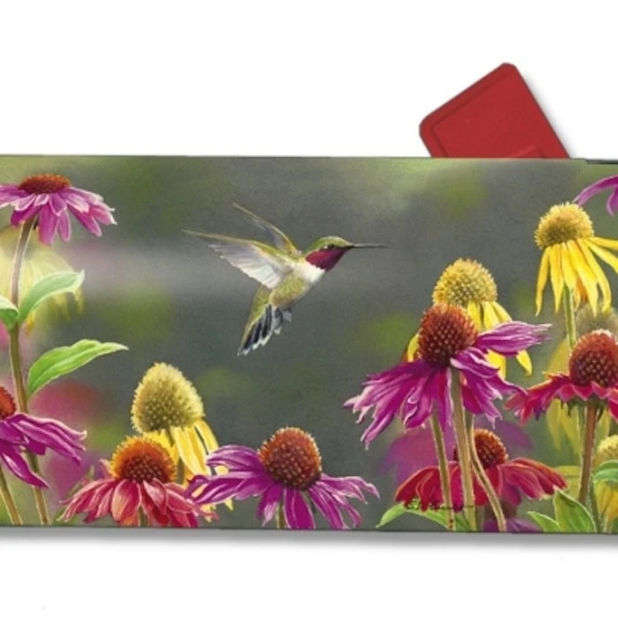 Magnet Works, Hummingbird Heaven Magnetic Mailbox Wrap Cover