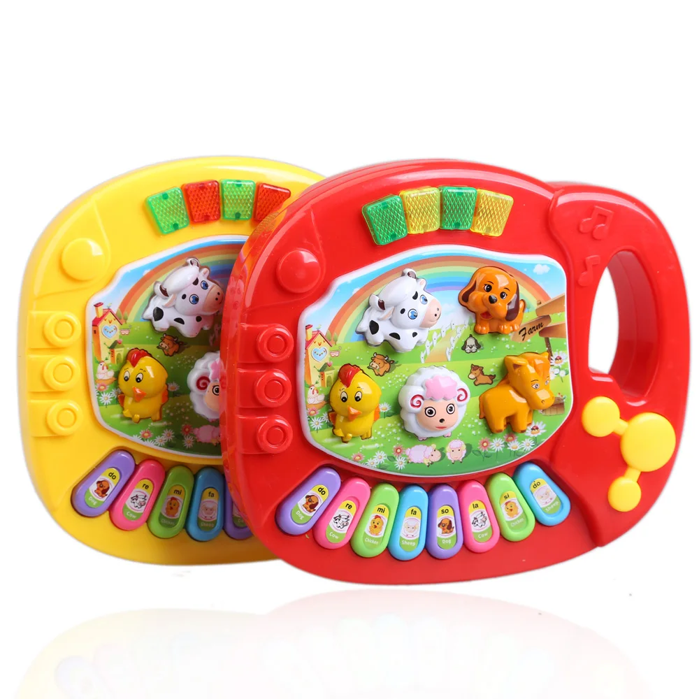 1 Pc New font b Baby b font Kids Musical Educational Playing Animal Farm Piano Developmental