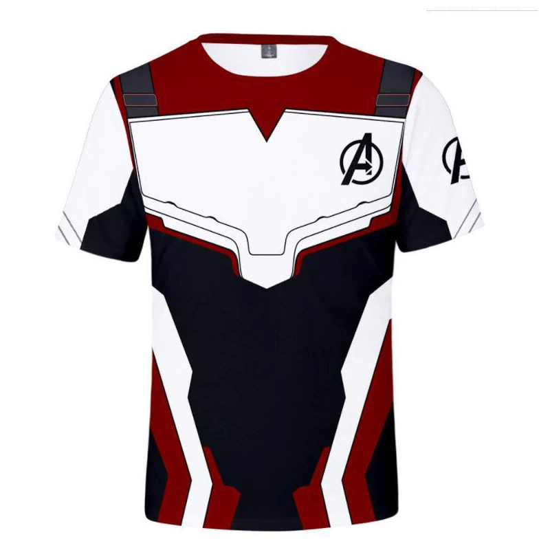 Marvel Movie Avengers Endgame Short Sleeve T Shirt Quantum Warfare Men 3d Print t-shirt cool Casual Summer Tops Cosplay