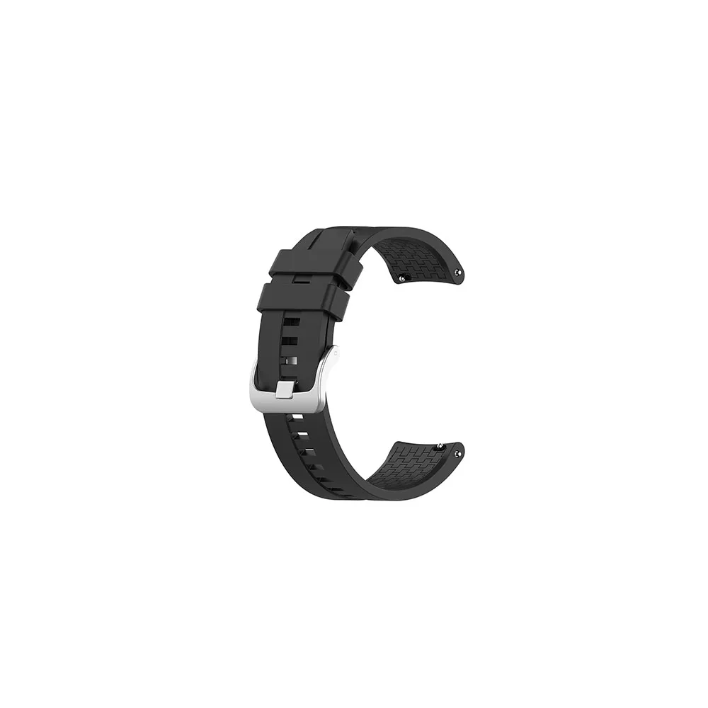 Gear S3 Frontier band для samsung Galaxy ремешок для часов 20 22 мм силиконовый ремешок для часов браслет huawei watch gt 42 46 мм ремешок S2 Спорт - Цвет ремешка: black