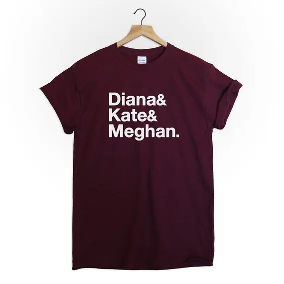 

Royal wedding Princess Diana Kate Meghan tshirt shirt tee top unisex tumblr gift memorial-F077