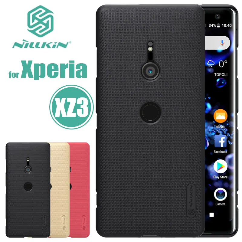 

for Sony Xperia XZ3 Case Nillkin Super Frosted Shield Had PC Back Cover Ultra-thin Matte Phone Case for Sony XZ3 Nilkin Coque