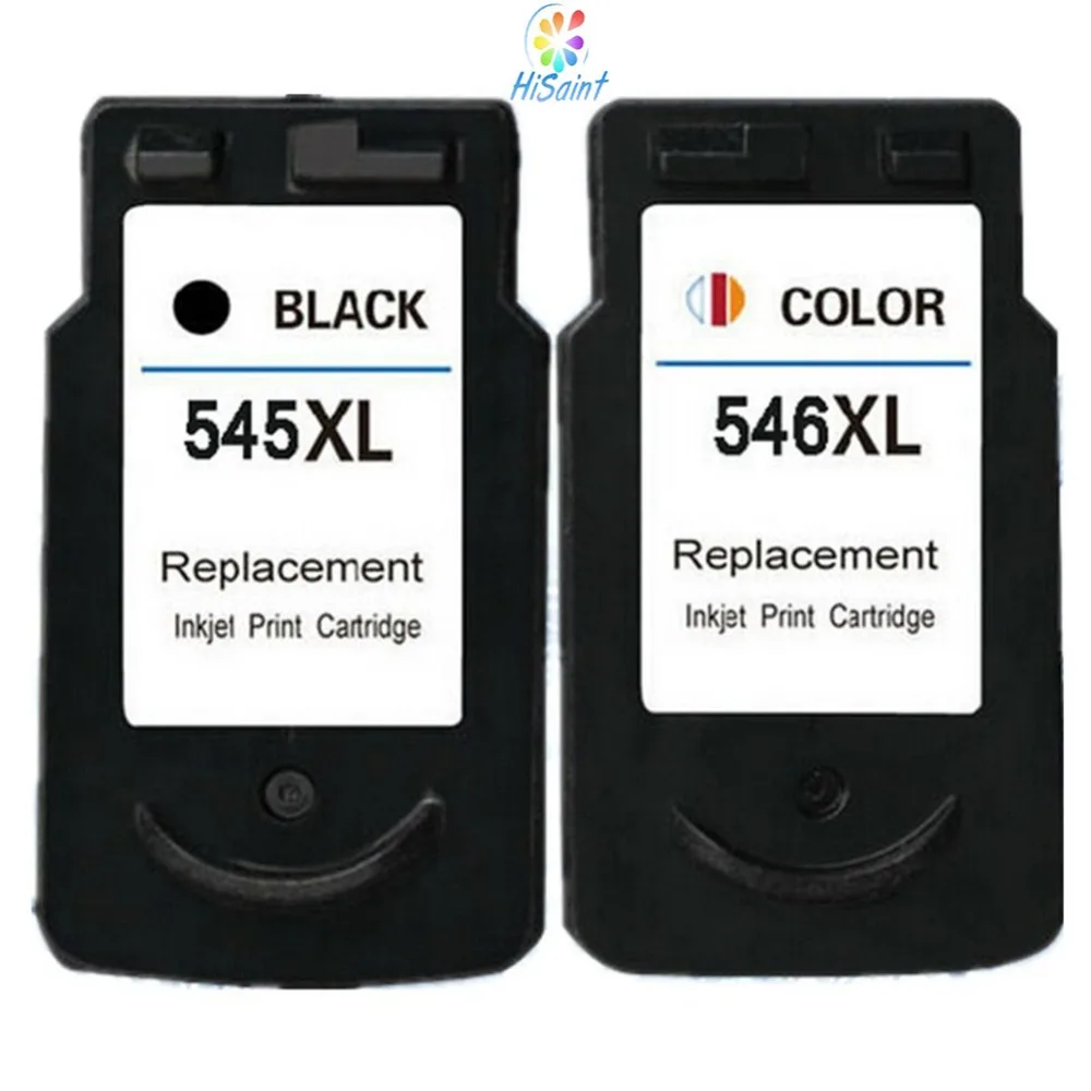 Hisaint для 2PK картриджи с чернилами Canon 545 546 PG-545 MG2580/MG2400/MG2500/IP2880 струйный принтер |
