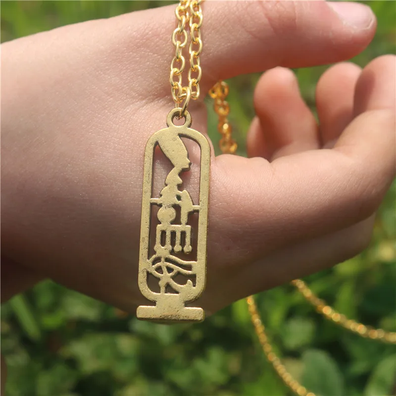 Арабский Золотой египетский фараон подвески в стиле ретро ожерелье ювелирные изделия оптом Прямая поставка