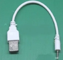 DHL. 300 шт./лот. 2.5 мм или 3.5 мм разъем для USB кабель для зарядки. 2.5 мм/3.5 мм USB MP3 кабель для передачи данных