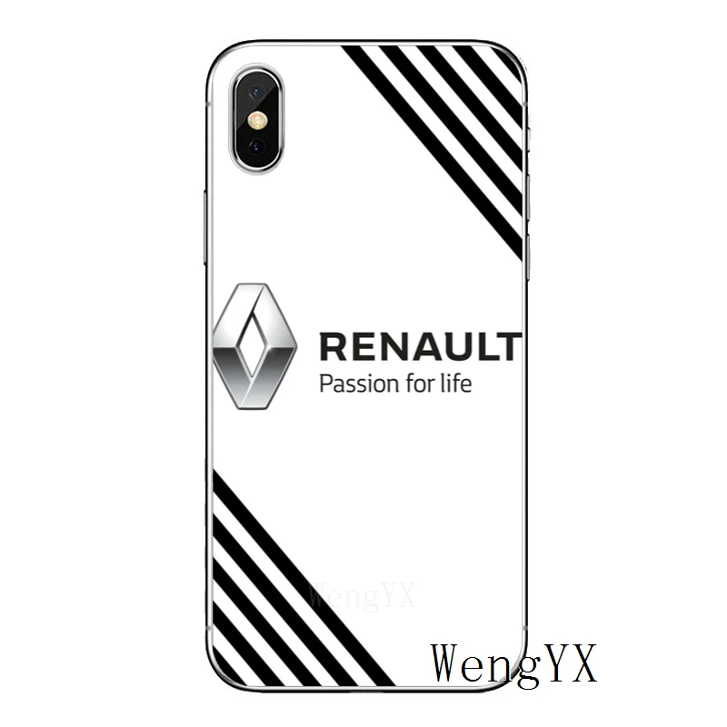 Спортивного автомобиля логотип Renault Для Xiaomi mi 8 SE Pro 6 6X A1 A2 Lite 5 5S 5x note mi x max 2 2 s 3 s Чехол Мягкий чехол для мобильного телефона чехлы - Цвет: Renault-A-08