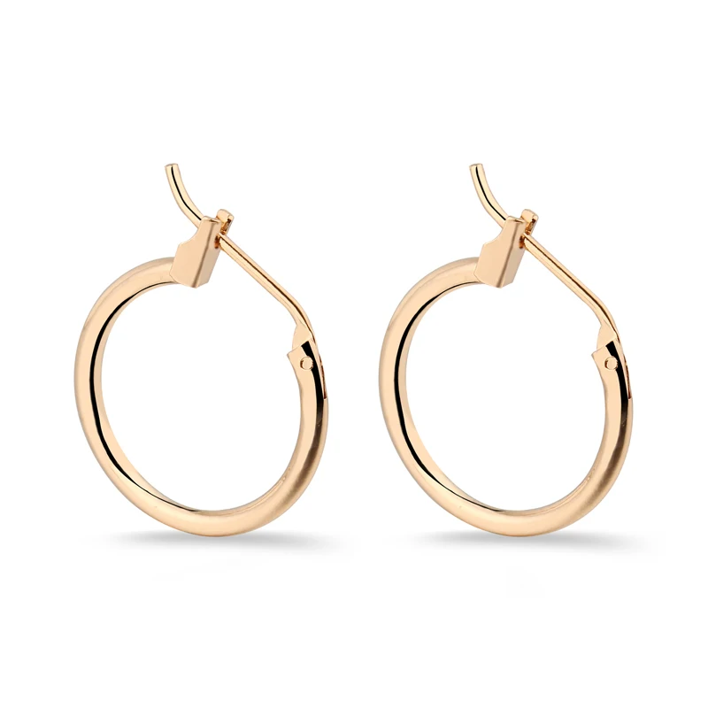 

1pair Hippie Small Circle Hoop Earrings 13/16/19mm Handmade Simple Endless Earrings Bali Wrap For Women Chic Female Jewelry