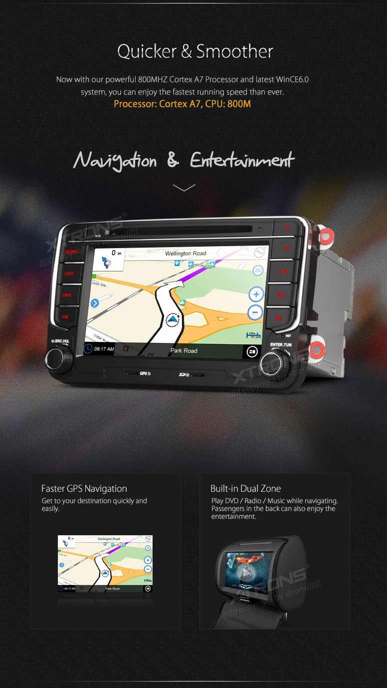 Excellent XTRONS 2 Din 7