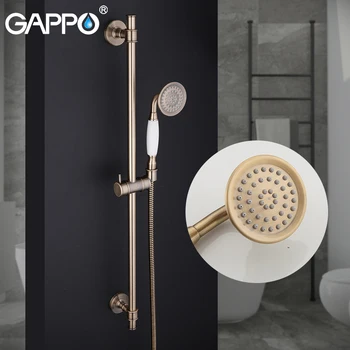 

GAPPO Shower Faucets wall mounted mixer waterfall bathroom faucet set bronze brass bathroom mixer bath tub faucet griferia
