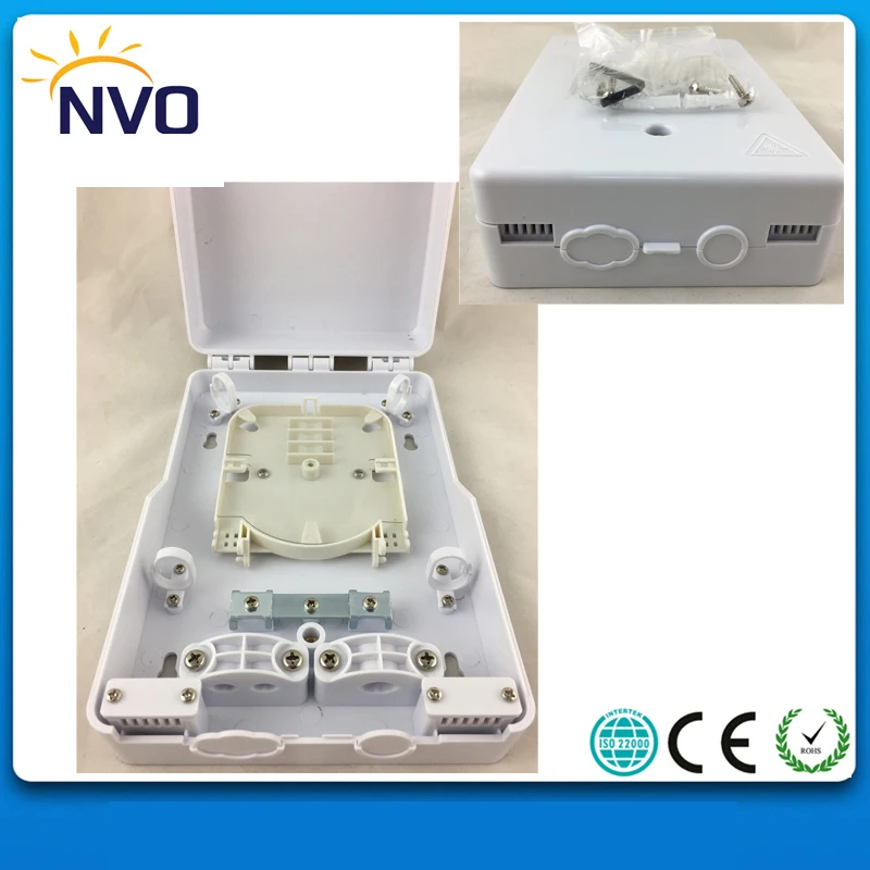 

Free Shipping FTTH 12ports,OTB-E12 Fiber Optic Terminal Box,Plastic,ABS Materials-White Color Fiber Optic Termination Box