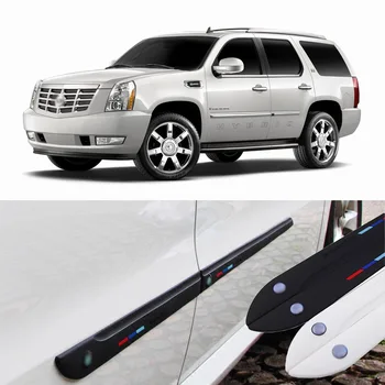 

Car-styling 4pcs High Quality Brand New Side Doors Rubber Bumper Protector Guard Scratch Sticker Trim For Cadillac Vehicle