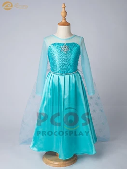 

Procosplay Fro2en Arendelle Ice Princess cosplay Snow Queen Elsa stocked size 6XS 3XS Cosplay Costume for kid mp004792