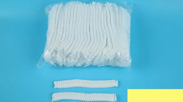10PCS Non-woven Disposable Shower Caps Pleated Anti Dust Hat Women Men Bath Caps for Spa Hair Salon Beauty Accessories Hot Sale