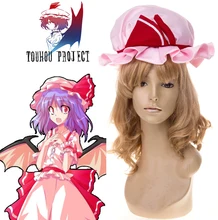 Free Shipping Touhou Project Remilia Scarlet Pink Lolita font b Hat b font Anime Cosplay Accessories