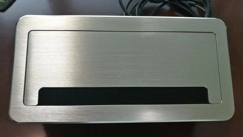 США кисти раскладушка Многофункциональный Рабочий стол гнездо/VGA/USB HDMI/микрофон 3,5 аудио/Скрытая настольная розетка Матовый для Перу и т. д