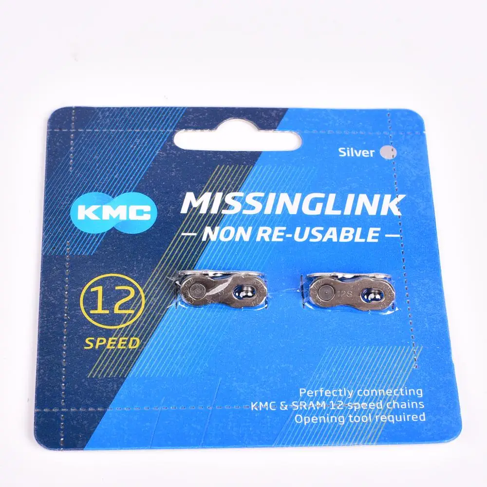 Discount KMC Chain magic buckle 11 speed silver gold KMC Missing Link Bicycle Chain Link 6/7/8s 9s 10s 11s 12S bicycle quick magic button 43