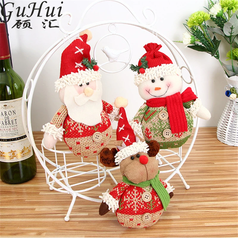 Санта-Клаус, снеговик, олень, кукла, орнамент с рождественской елкой, праздничные аксессуары, новогодние вечерние подарки, Рождественский венок, подвесной декоративный