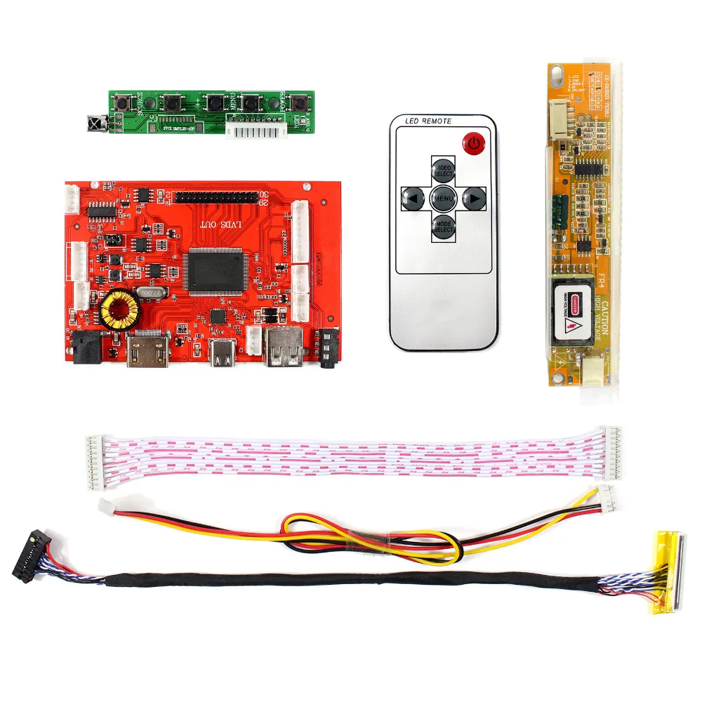 HDMI Тип C ЖК-плата контроллера для 15," LP156WH1 LTN156AT01 N156B3 B156XW01 1366x768 ЖК-экран