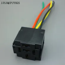 JJSJQCPJYXGS 12V 40a 80A 5 Pin 5 P автомобильный жгут Новое поступление высококачественное автомобильное релейное гнездо 5 проводов