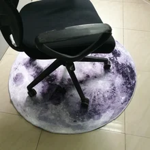 Яркий 3D Луна круглый ковер для гостиной диаметр 80/100/120/160 см стул ковры мягкий бархат боковой Диванный коврик Alfombra