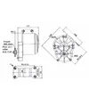 Moteurs de vélo électrique 12V, 250W, DC, moteur à brosse, 2700 tr/min, pour Tricycle, trottinette ► Photo 2/6